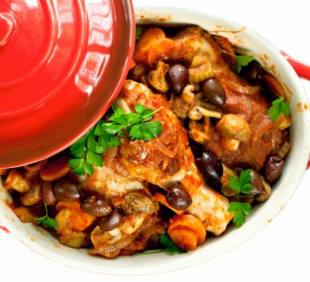 Chicken with mushrooms
