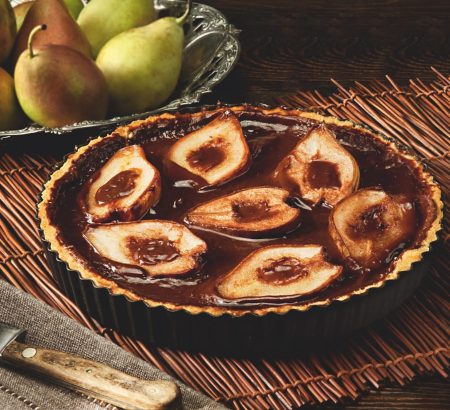 Chocolate and Pear Tart