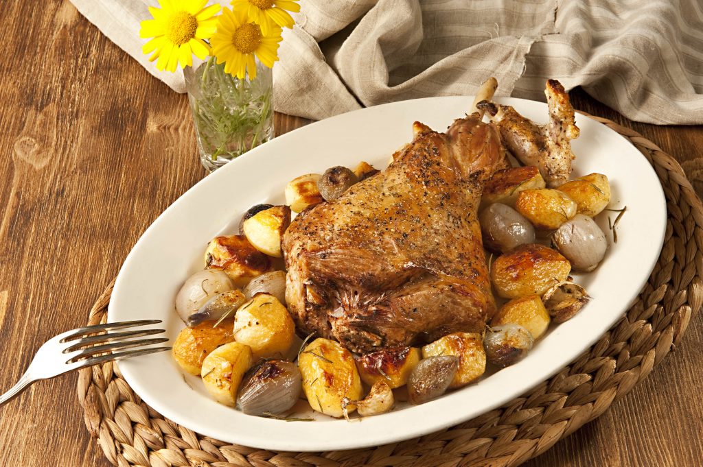 Lamb with potatoes