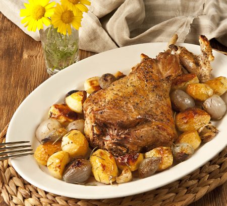 Lamb with potatoes