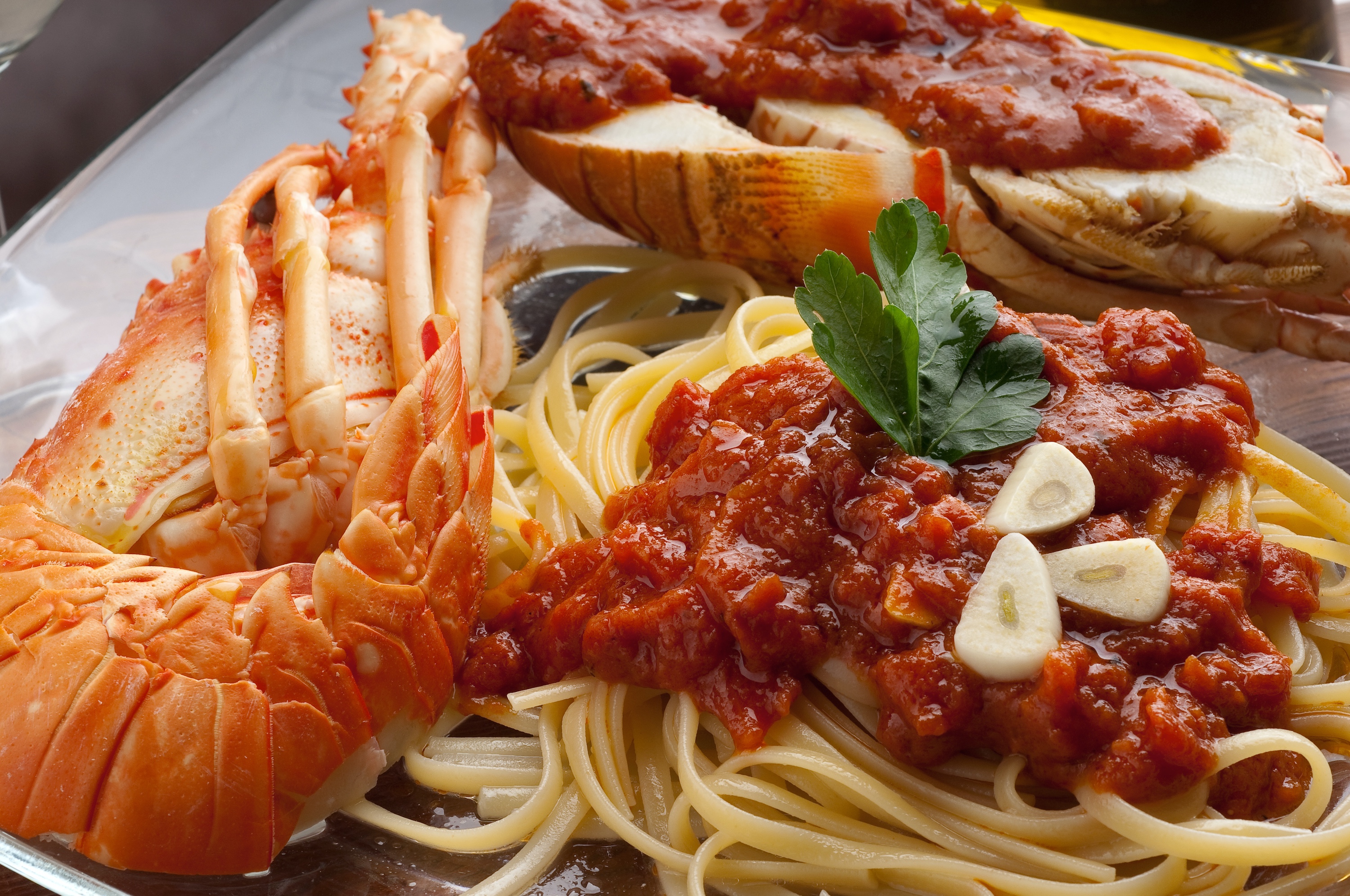 Pasta crayfish