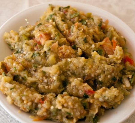 Eggplants salad