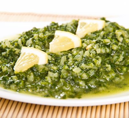 Σπανακόρυζο λεμονάτο