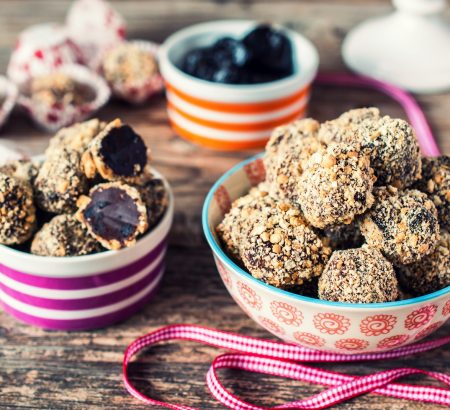 Chocolates with Cookies and Plums