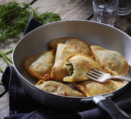 Cretan pies with greens