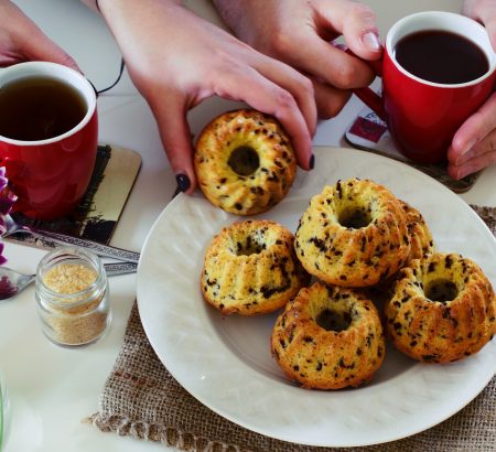 Μάφιν με τρούφα σοκολάτας