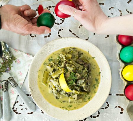 Μαγειρίτσα με Αυγολέμονο