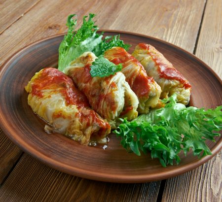 Meatballs in cabbage leaves